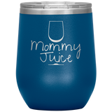 Mommy Juice Wine Tumbler Blue