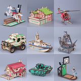 3D DIY Wooden Pirate Ship