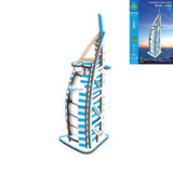 3D DIY Wooden Skyscraper Puzzle
