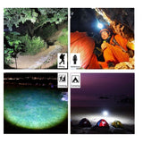 USB Rechargeable Wide Angle COB LED Headlight