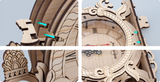 3D DIY Wooden Clock Puzzle