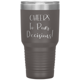 Cheers! 30oz Tumbler - Brown