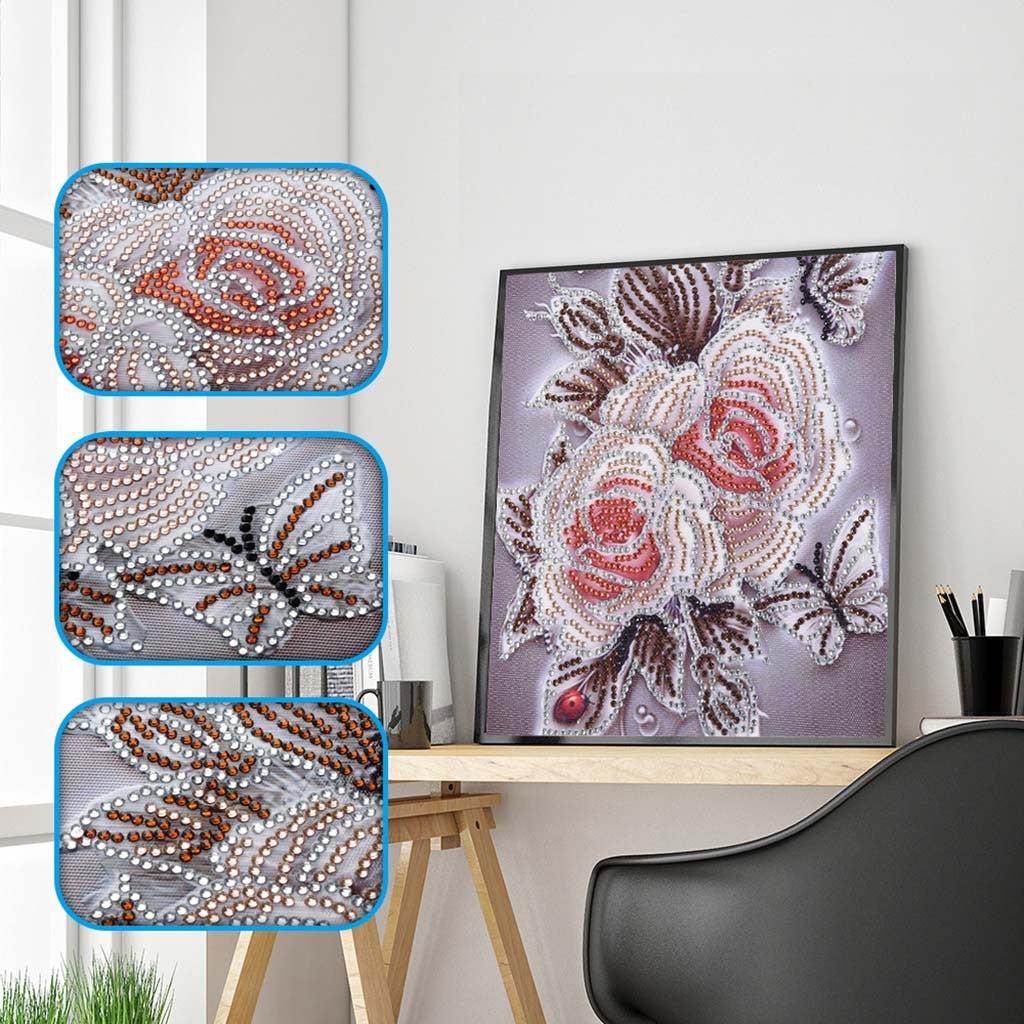 Specialty Shaped Colorful Flower Diamond Painting - FAST SHIPPING