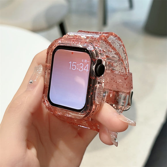 Jelly Glitter Strap For Apple Watch