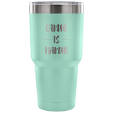 Cardio Is Hardio 30 oz Tumbler - Light Blue