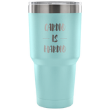 Cardio Is Hardio 30 oz Tumbler - Light Blue