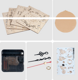 3D DIY Wooden Clock Puzzle