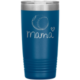 Baseball Mama Insulated Tumbler - Blue