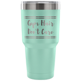 Gym Hair Don't Care Vacuum Tumbler Seafoam