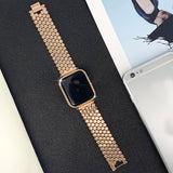 Elegant Chain Strap With Cover For Apple Watch