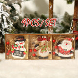 Wooden Holiday Ornament Sets