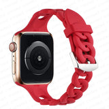 Silicone Links Strap For Apple Watch