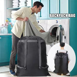 Large Nylon Laundry Backpack