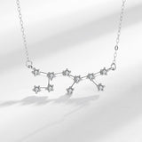 Twelve Constellation Guardian Necklace In Sterling Silver