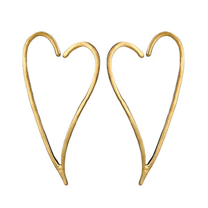 Oversized Heart Earrings