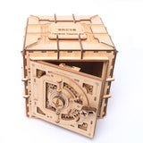 3D DIY Wooden Safe Puzzle