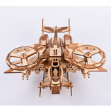 3D DIY Wooden Helicopter Puzzle