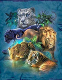 Full Square 5D DIY Diamond Painting "Tiger Leopard Lion"