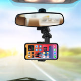 New Rear View Mirror Mobile Phone Holder