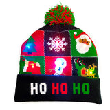 LED Knitted Christmas Hat
