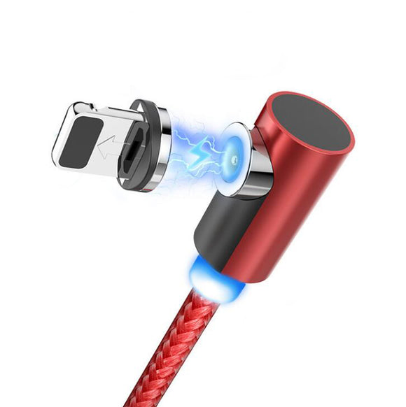 360 Degree Swivel Nylon Braided Magnetic Mobile Phone Charging Cable