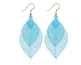 Double Layered Leaf Earrings