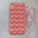 3D Love Heart iPhone Case