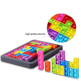 27pcs Pop It Tetris Jigsaw Puzzle
