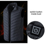 Men's Camouflage USB Heated Vest