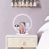 Fast Charging 4 in 1 Bedside Lamp For iPhone White