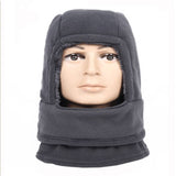 Ultimate Warmth Winter Hat With Mask Gray