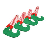 4PCs/set Elastic Elves Table Chair Legs Feet Sock Sleeve Cover Floor Protector DIY Party Gift Sock Christmas Decoration for Home|Party DIY Decorations|