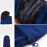 Ultimate Warmth Winter Hat With Mask Blue