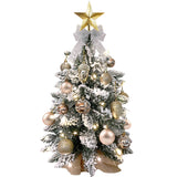 2ft Mini Christmas Tree With Snow And Lights