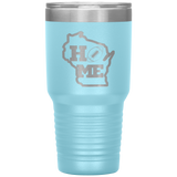 Football is Home 30 oz Tumbler Light Blue