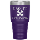 Dad To The Bone 30oz Tumbler Purple