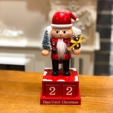 Christmas Creative Wooden Snowman Countdown Calendar