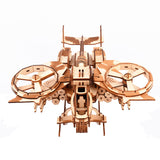 3D DIY Wooden Helicopter Puzzle