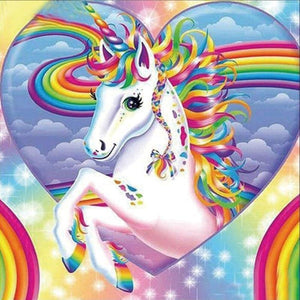 Rainbow Unicorn 5D Diamond Painting