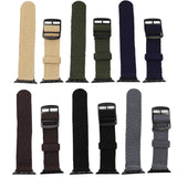 Soft Nylon Replacement Band For Apple Watch Series 1-6  Camo Green
