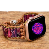 Bohemian Natural Stone Watch Band Strap For Apple Watch
