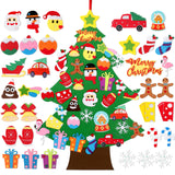 Diy Felt Christmas Tree Merry Christmas Decorations For Home 2021 Cristmas Ornament Xmas Navidad Gifts Santa Claus New Year Tree - Christmas Trees