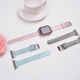 Glitter Silicone Watchband for Apple Watch Series 1-6