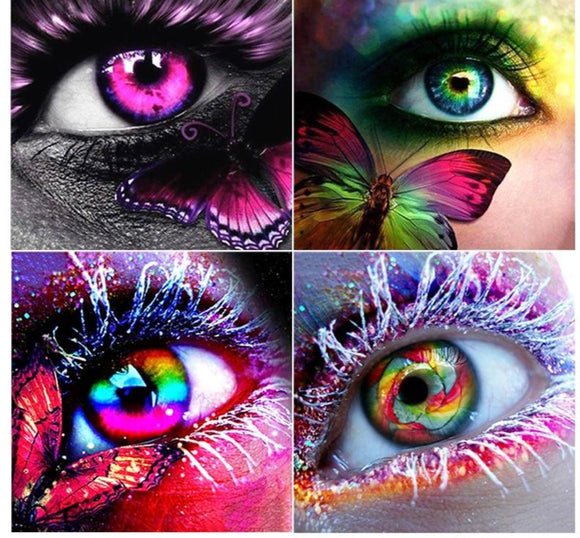 FREE - Beginner Diamond Painting - Butterfly Eye