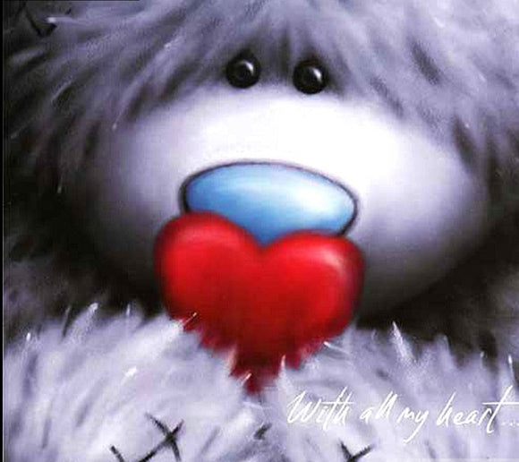 FREE - Teddy Bear With Heart 5D DIY Diamond Painting