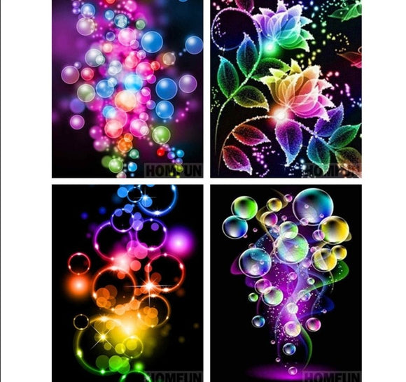 FREE - Neon Bubbles 5D DIY Diamond Painting