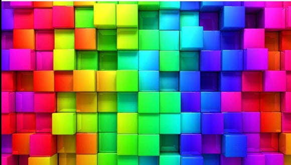 FREE - Colorful Blocks 5D DIY Diamond Painting