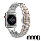 Luxury Inlayed Stainless Steel Strap For Apple Watch