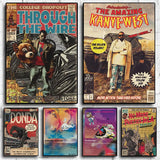 Pop Rapper Music Album Comic Book Poster
