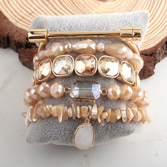 Jewel 5pc Bracelet Set